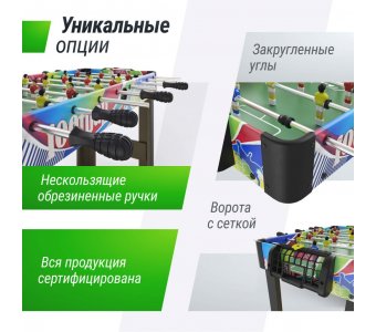 Игровой стол UNIX Line Мини Футбол - Кикер (101х42 cм) - фото 7